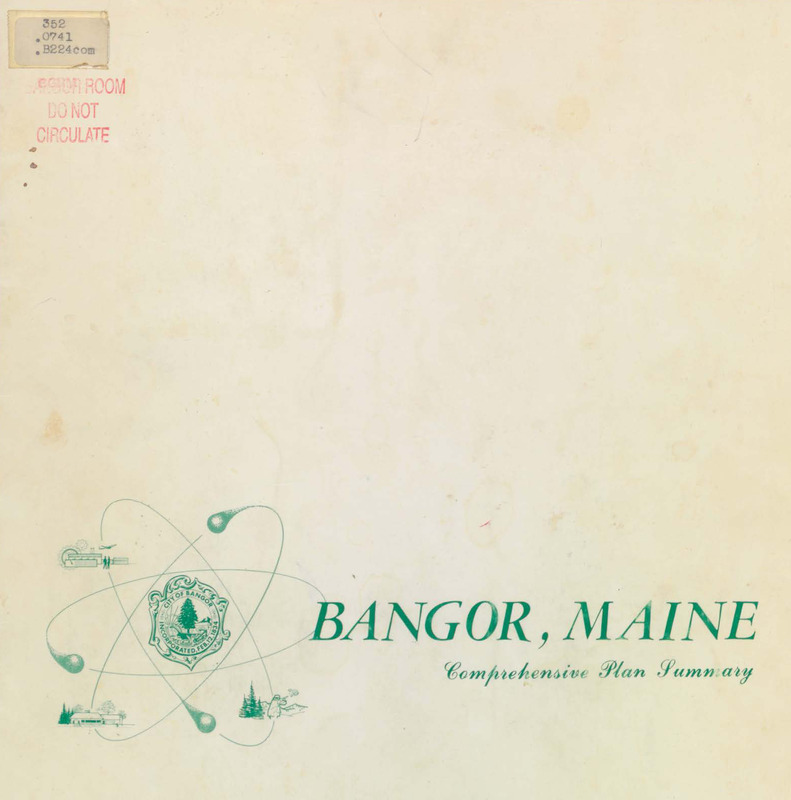 Bangor, Maine Comprehensive Plan Summary, 1969