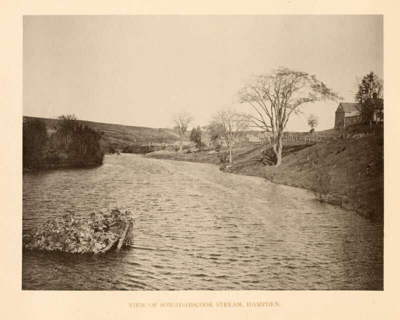 View of Sowadabscook Stream, Hampden