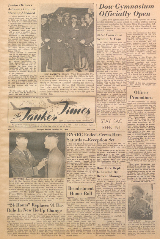 Tanker Times, October 30, 1959