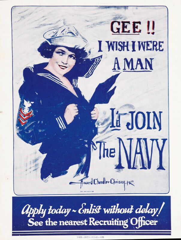 Gee!! I Wish I Were a Man -- I'd Join the Navy