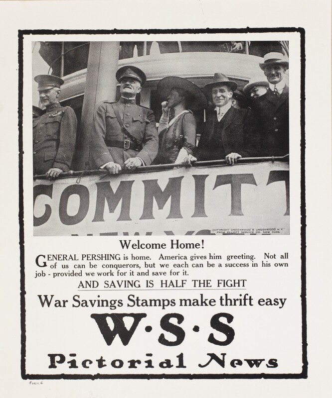 W.S.S. Pictorial News -- Welcome Home! -- War Savings Stamps Make Thrift Easy