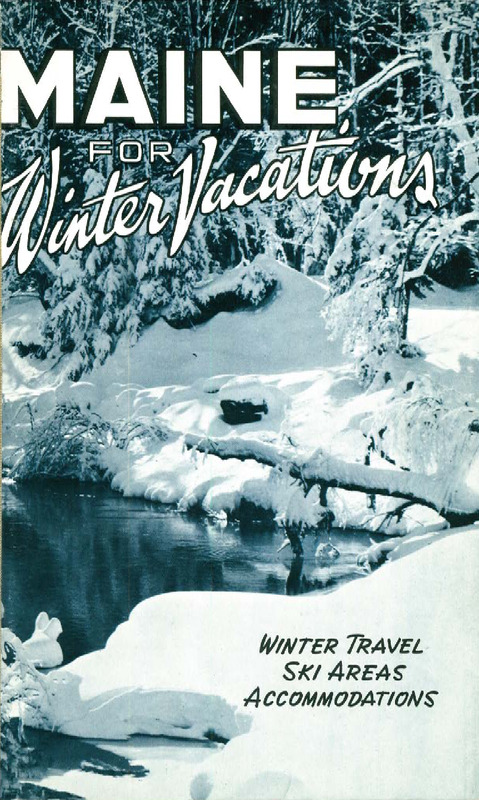 Maine for Winter Vacations, 1956