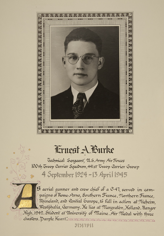 Burke, Ernest A.