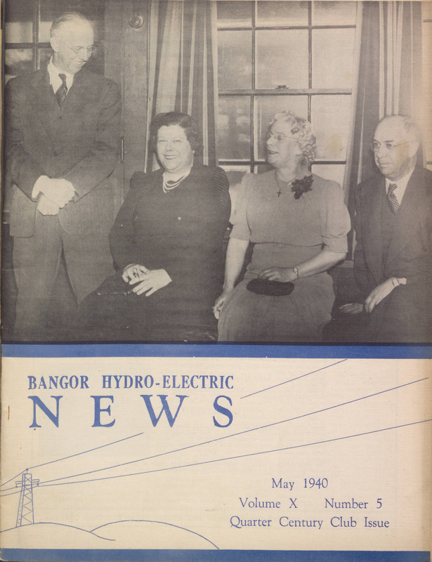 Bangor Hydro-Electric News, May 1940
