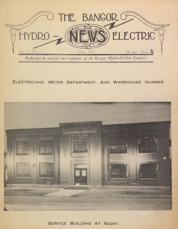Bangor Hydro-Electric News, May 1937