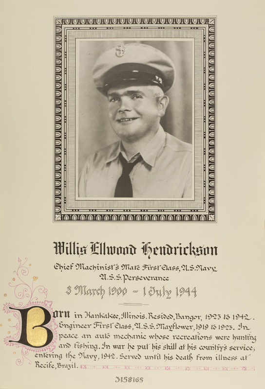 Hendrickson, Willis Ellwood
