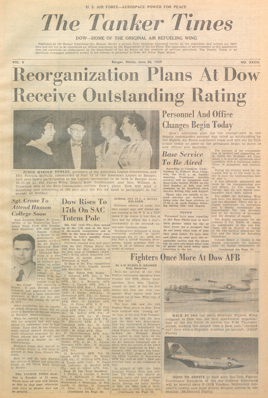 Tanker Times, June 26, 1959