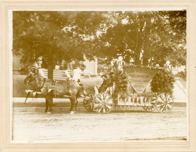 Miller & Webster Clothing Co. Parade Float