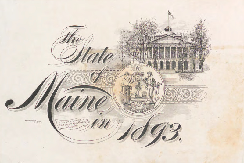 The State of Maine in 1893