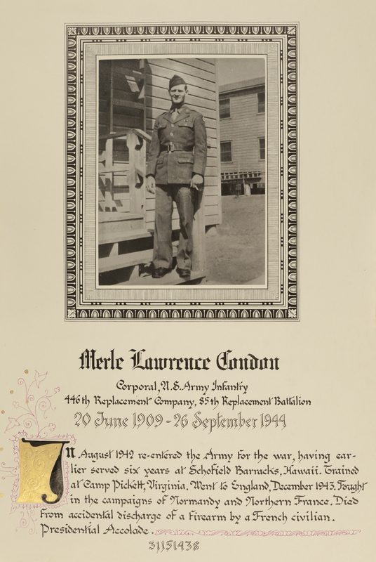 Condon, Merle Lawrence
