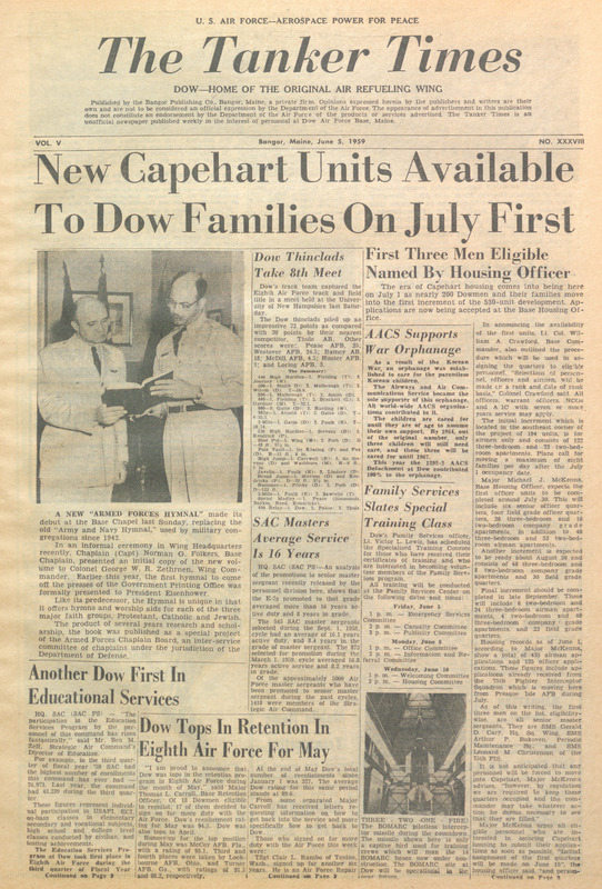 Tanker Times, June 5, 1959