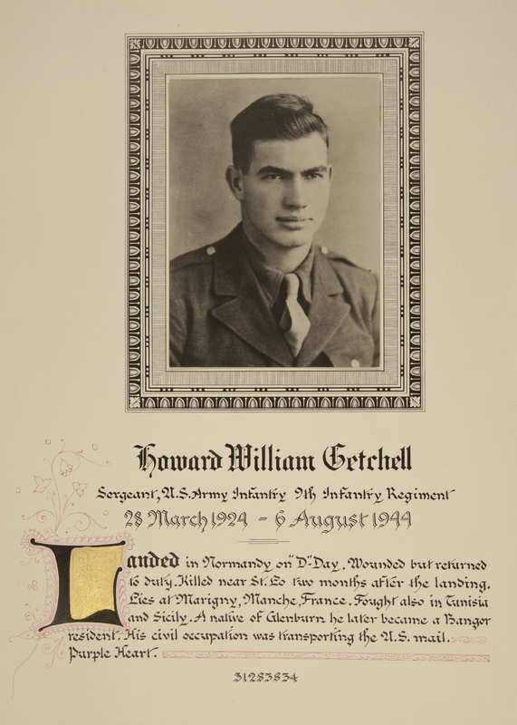 Getchell, Howard William