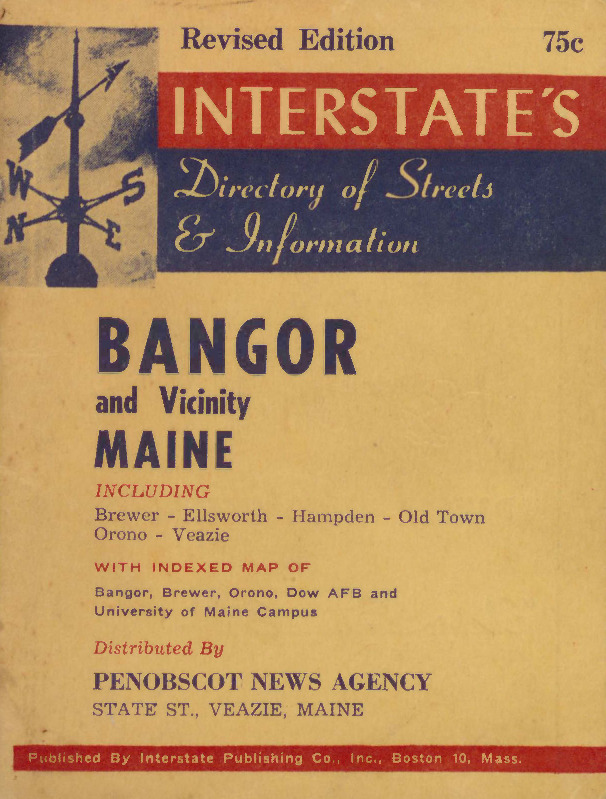 Bangor and Vicinity Directory of Streets and Information