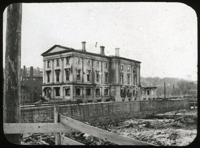 Ruins of the Post Office (Bangor Fire, 1911)