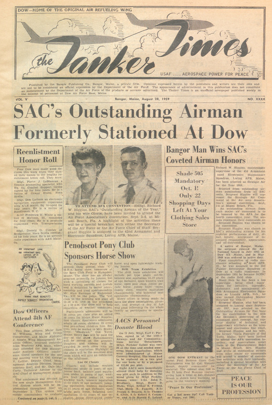 Tanker Times, August 28, 1959