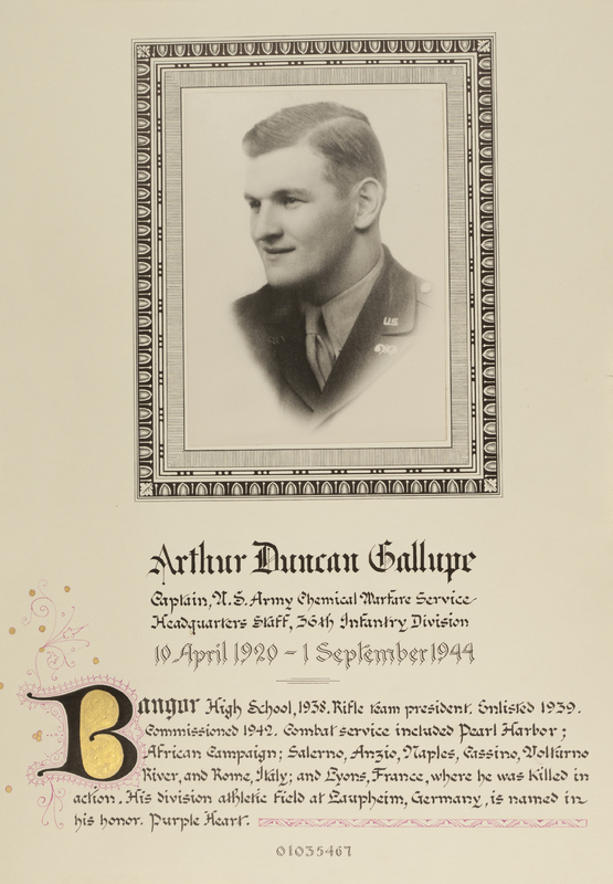 Gallupe, Arthur Duncan