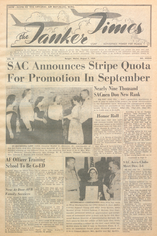 Tanker Times, August 7, 1959