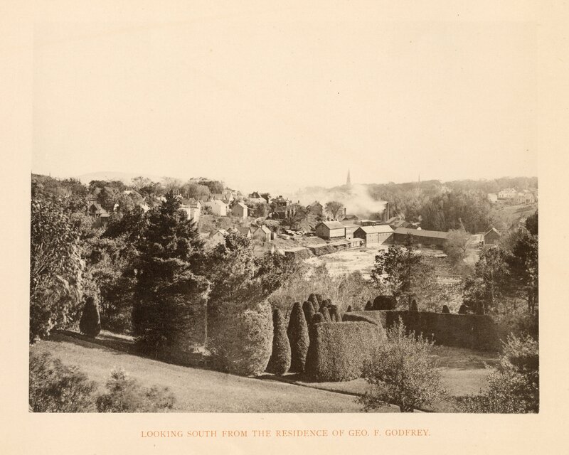Looking South from the Residence of Geo. F. Godfrey