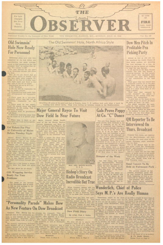 Dow Field Observer, July 19, 1943