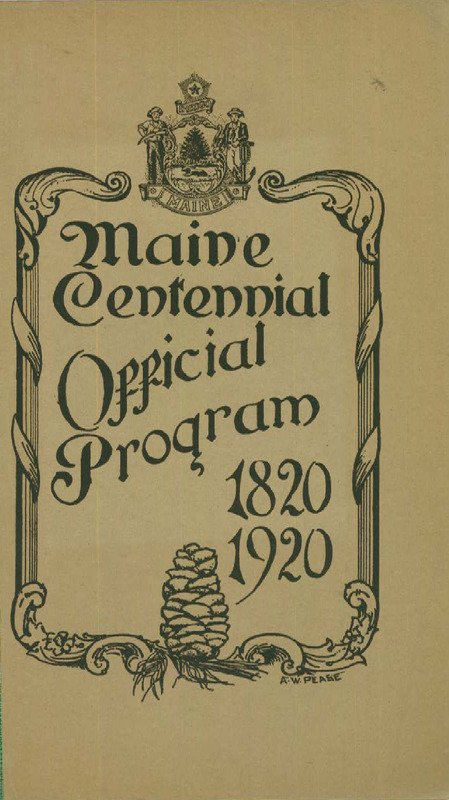 Official Program of State Celebration, Portland, June 26th to July 5th 1920
