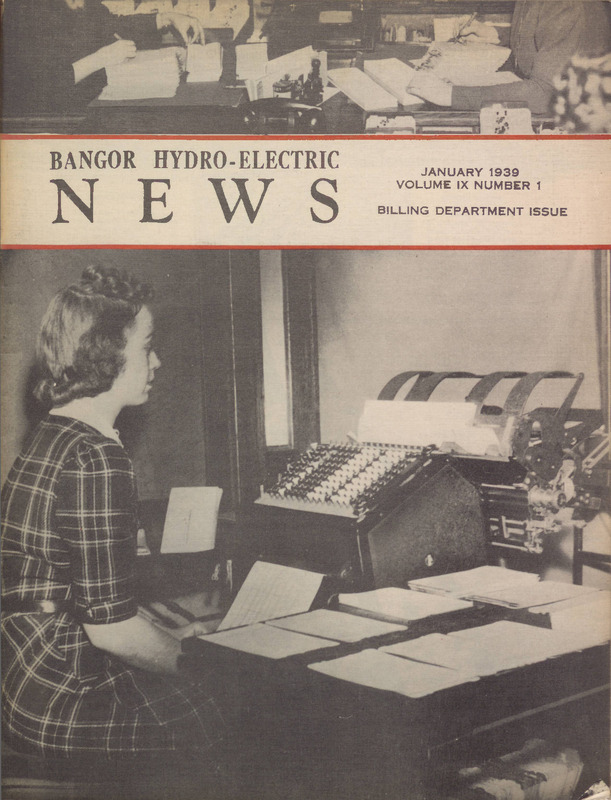 Bangor Hydro-Electric News, January 1939
