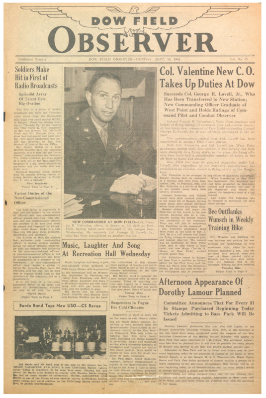 Dow Field Observer, September 14, 1942