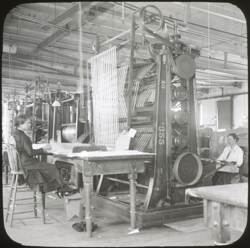 Papermaking. Calander Machine