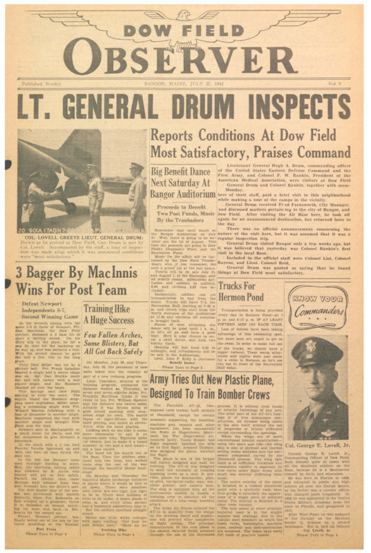 Dow Field Observer, July 27, 1942