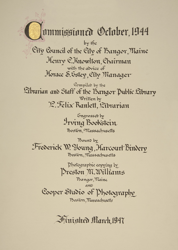 Book of Honor Colophon