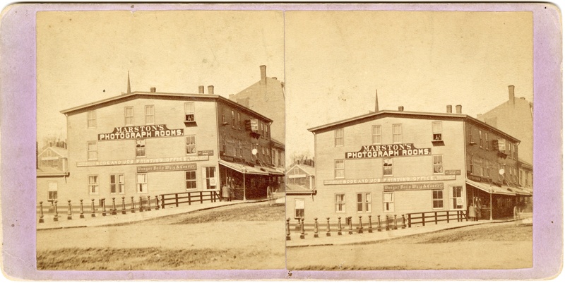 Marston's Photograph Rooms, Bangor, circa 1875