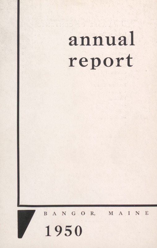 City of Bangor, Maine, Annual Report for 1950