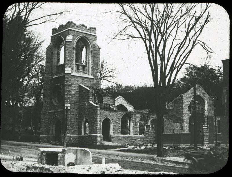Central Congregational Church Ruins, Bangor (Bangor Fire, 1911)