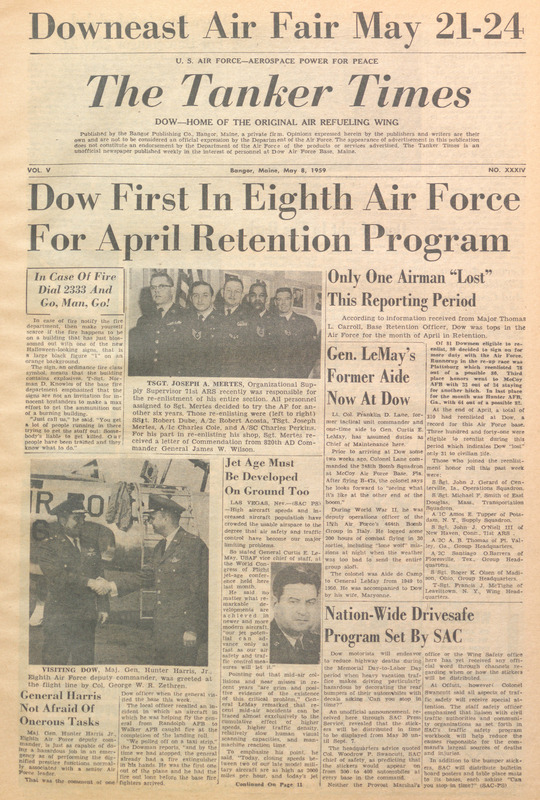 Tanker Times, May 8, 1959