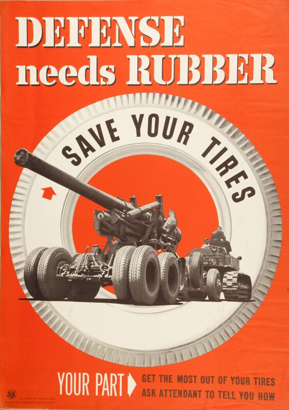 Defense Needs Rubber -- Save Your Tires