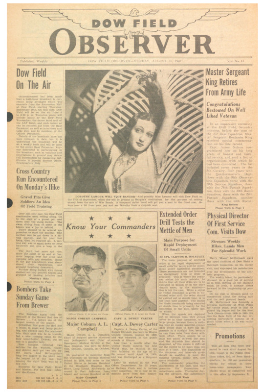 Dow Field Observer, August 31, 1942