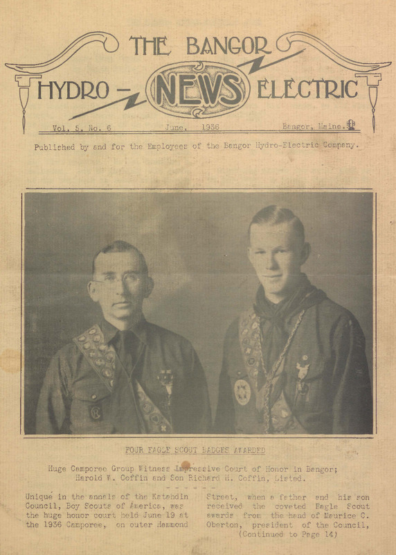 Bangor Hydro-Electric News, June 1936