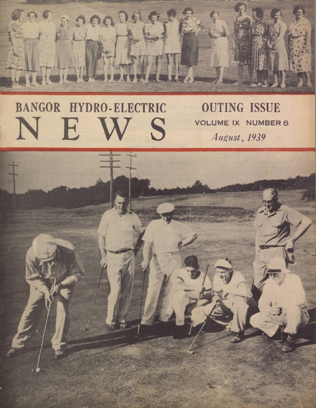 Bangor Hydro-Electric News, August 1939