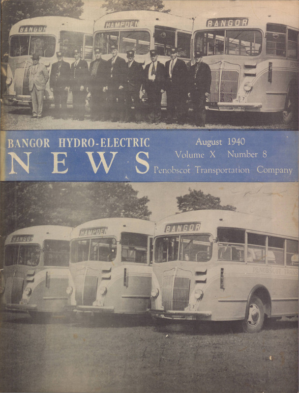Bangor Hydro-Electric News, August 1940