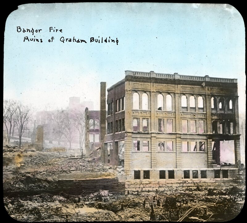 Ruins of Graham Building (Bangor Fire, 1911)