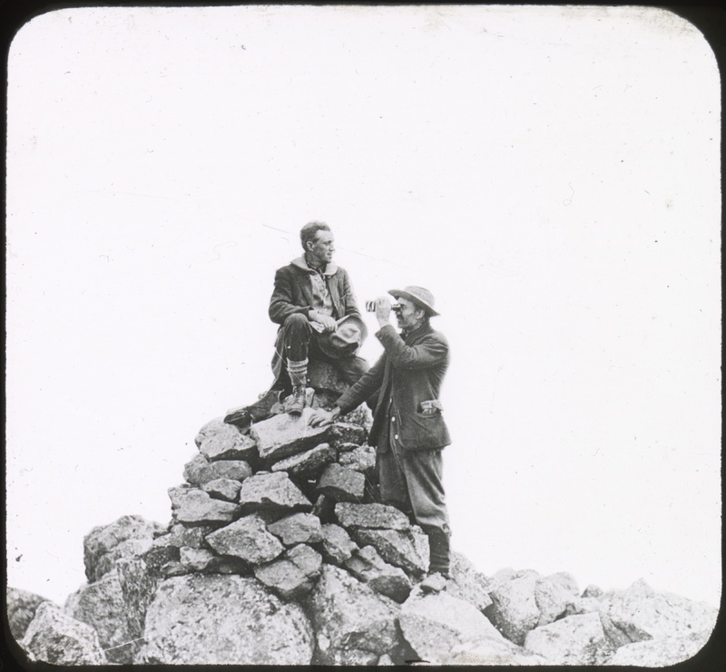 Fire Warden on Watch, Katahdin's Highest Peak