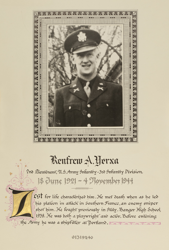 Yerxa, Renfrew A.