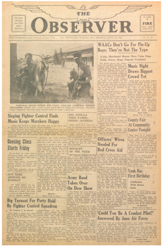 Dow Field Observer, June 14, 1943