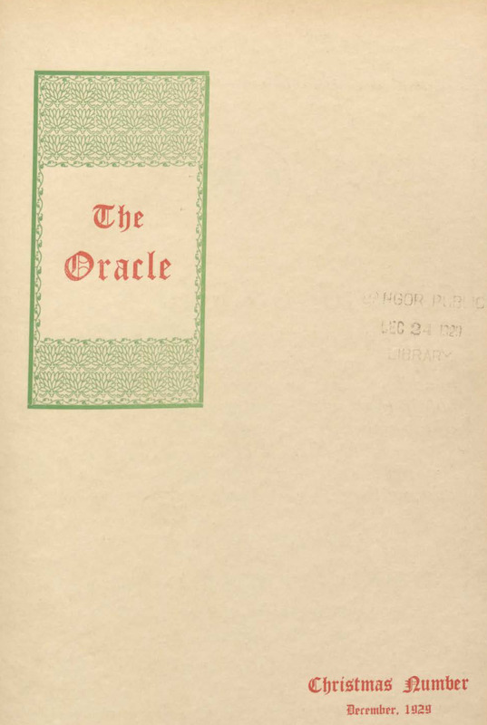 The Oracle, December 1929
