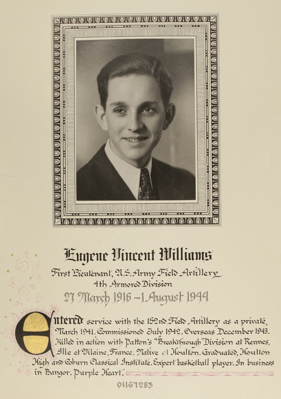 Williams, Eugene Vincent