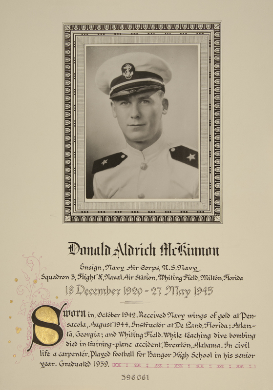 McKinnon, Donald Aldrich