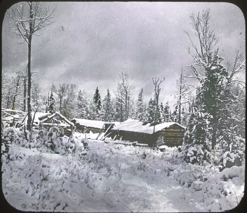 Lumber Camp in Winter