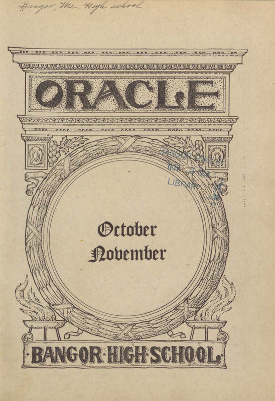 The Oracle, October-November 1930